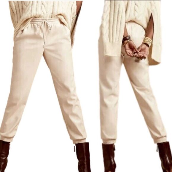 BANANA REPUBLIC Vegan Leather Jogger - Picture 1 of 5